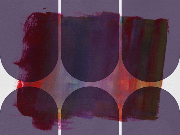 Mid-Century Arches Grunge