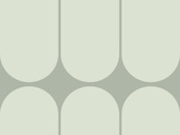 Soft Mid-Century Arches tapet