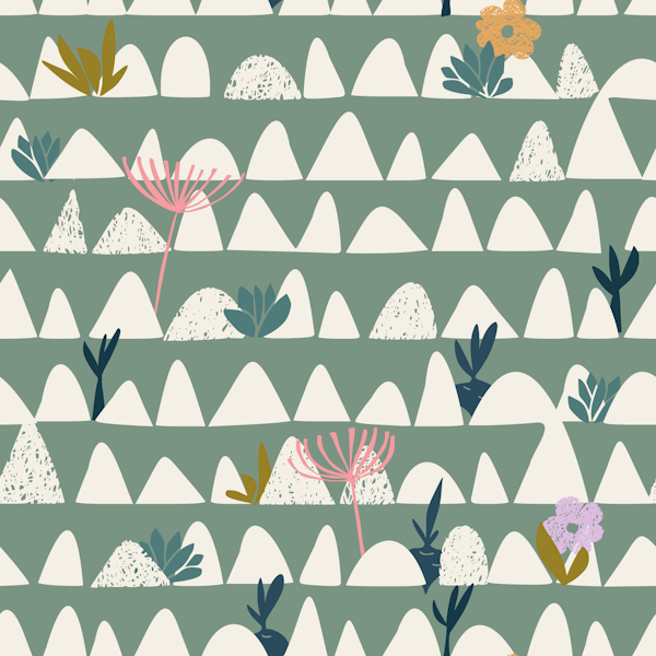 Minimalistic farmland sage green