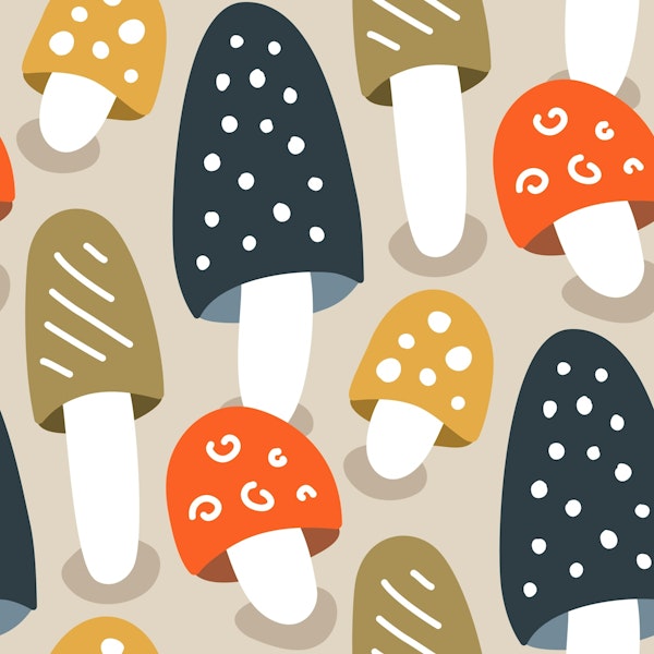 Playful mushrooms / 3049 A