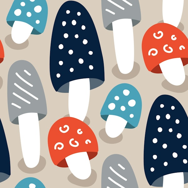 Playful mushrooms / 3049 C