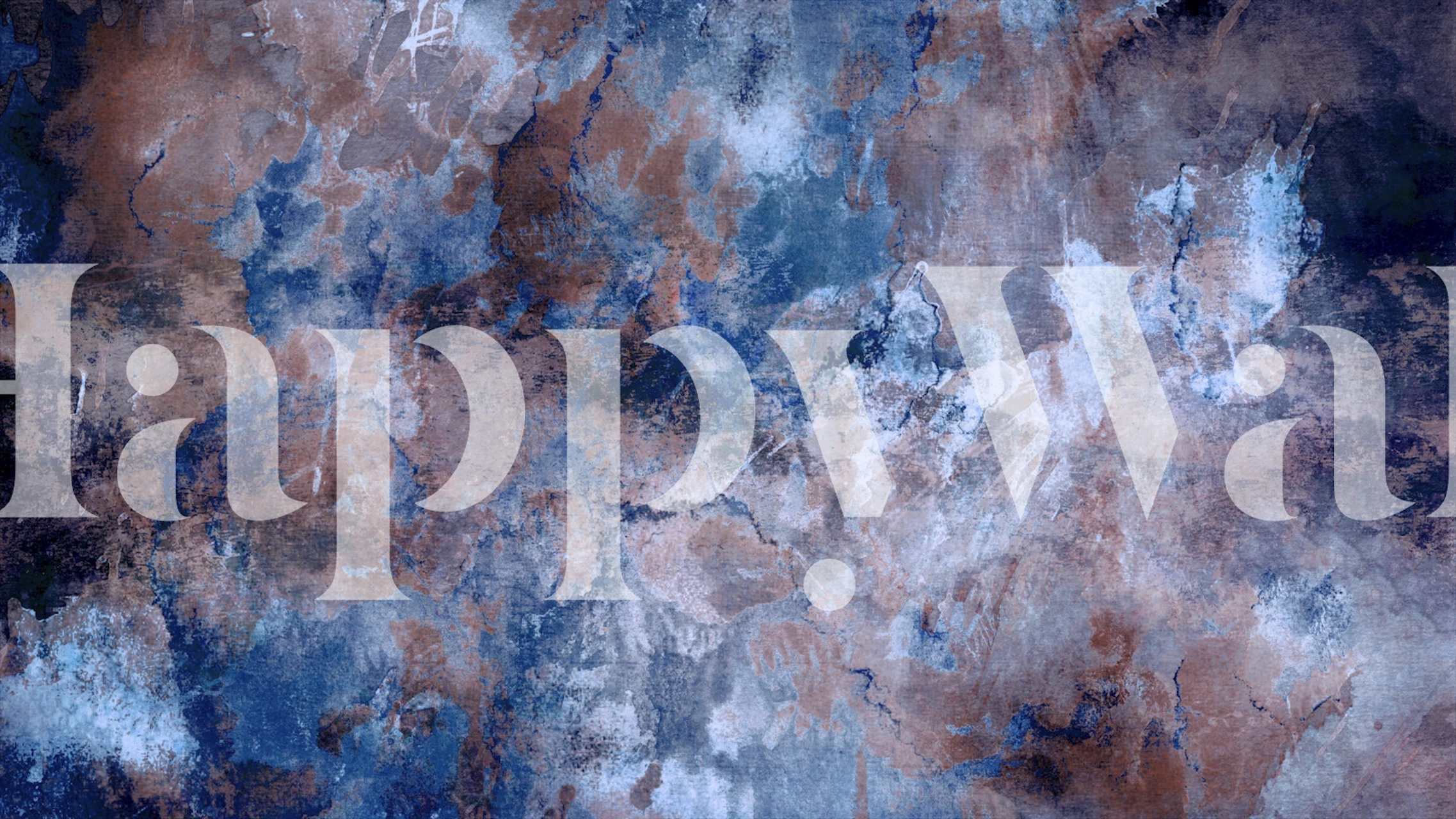 Mystic Stone Painting wallpaper in a room