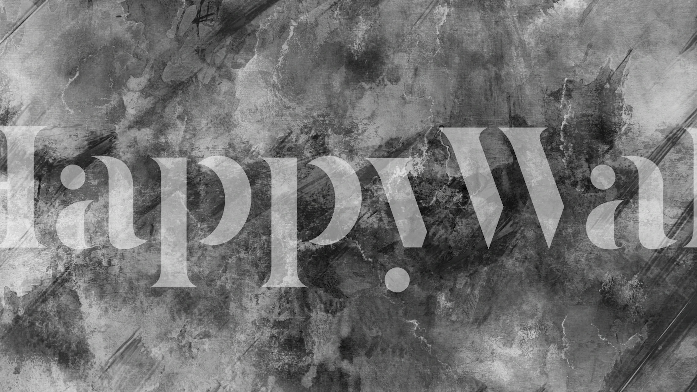 Abstract grey patterns with textured brush strokes wallpaper