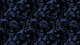 Opulent Blue And Black Baroque Flowers