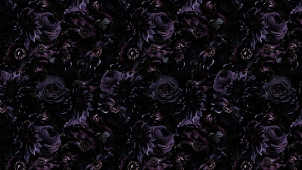 Purple Night Gothic Moody Baroque Flowers