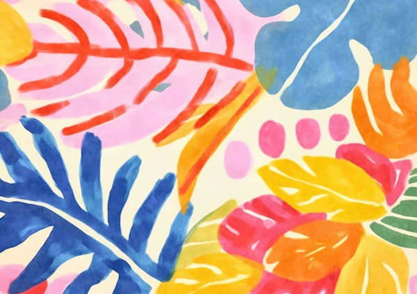 Fancy Botanical Henry Matisse Style