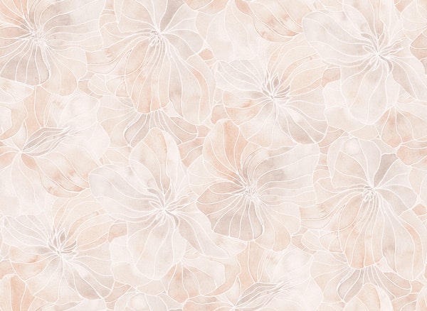 Warm minimalism Soft flowers neutral beige