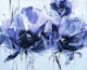 Blue Floral Abstract