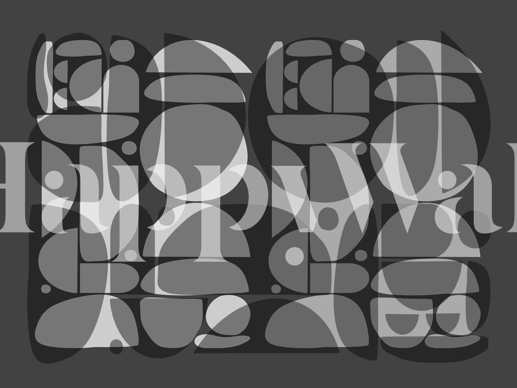 Tapeta Bauhaus Geometry Art v místnosti