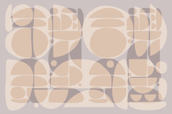 French Neutrals Bauhaus Geo