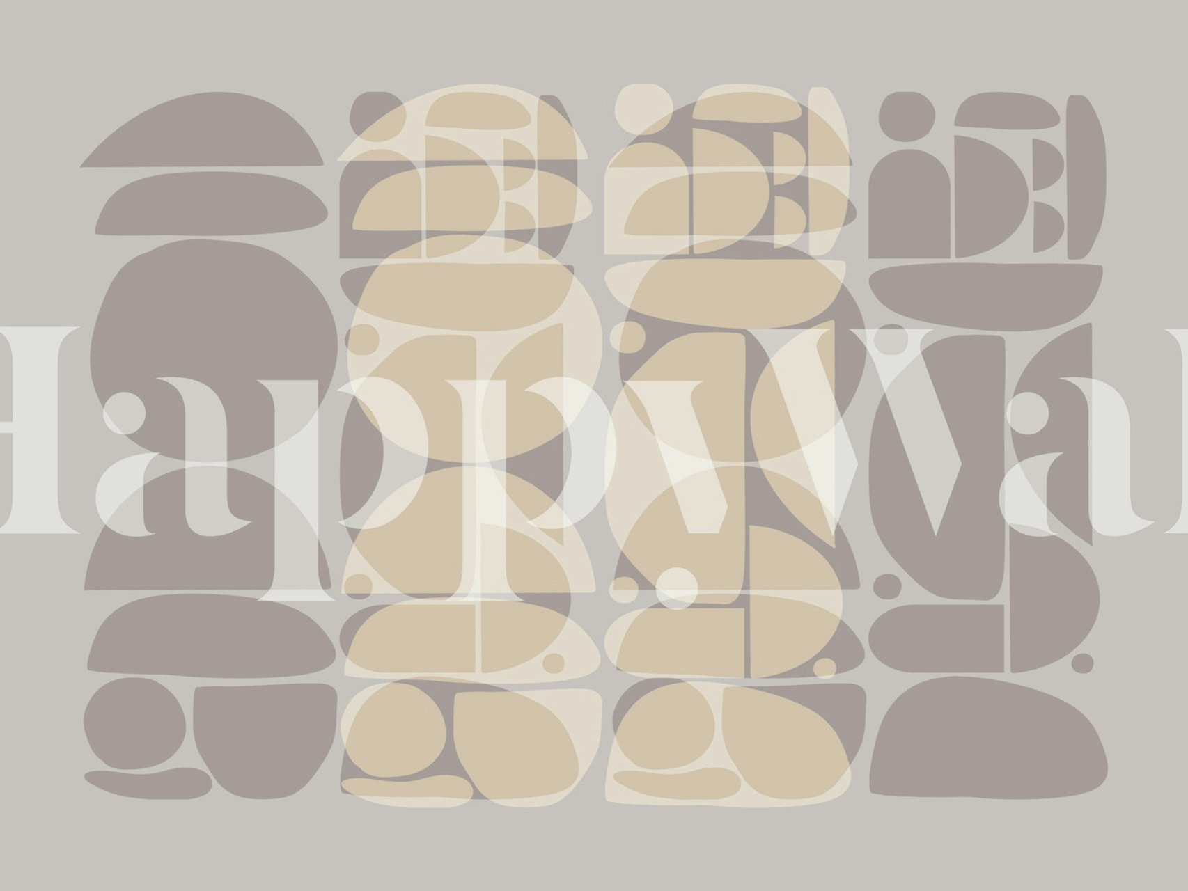 Soft Bauhaus Geometry in een kamer