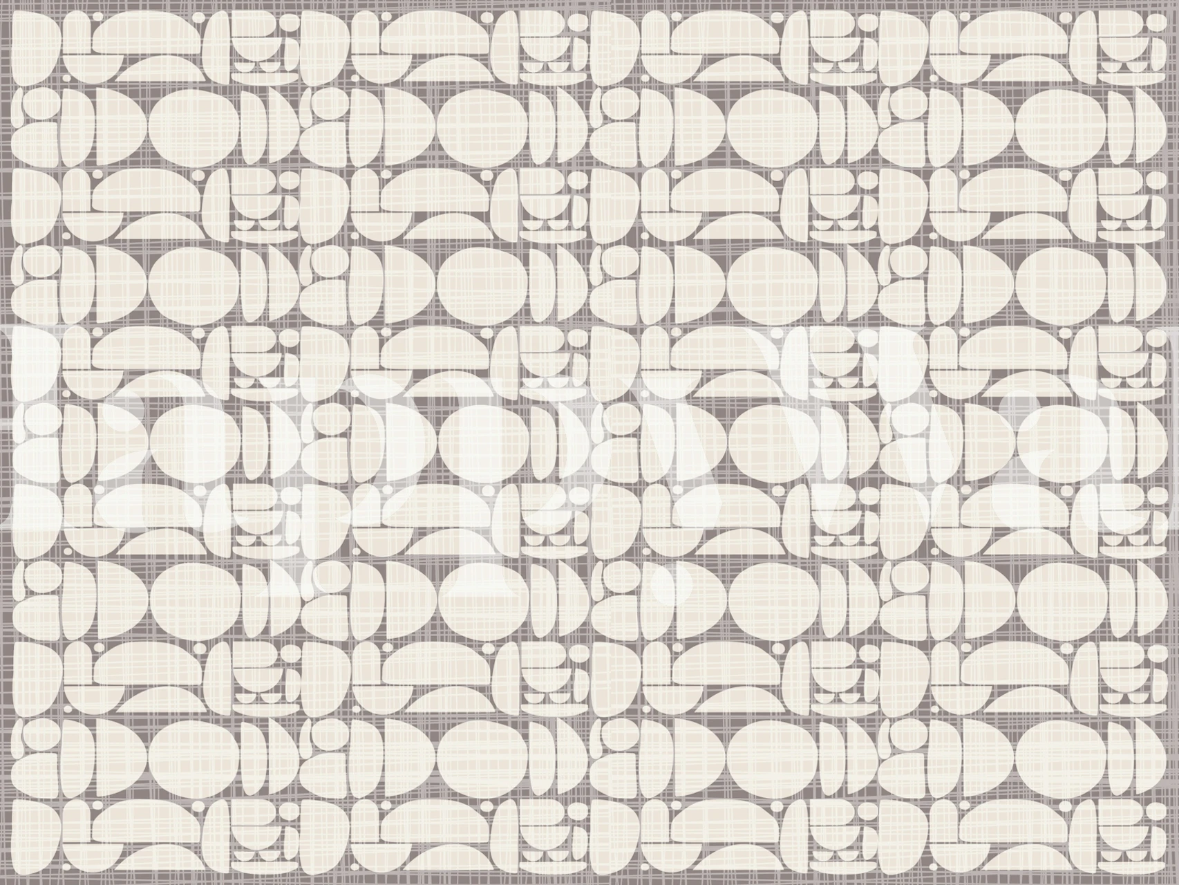 Geometric shapes in neutral tones on a textured background wallpaper