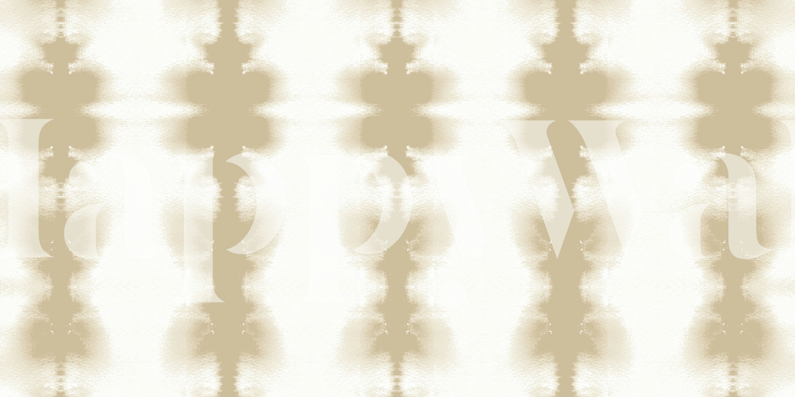 Papier peint Zen Geometry affiché dans une pièce