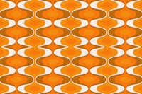 Retro 70s Groovy Geometry tapetit