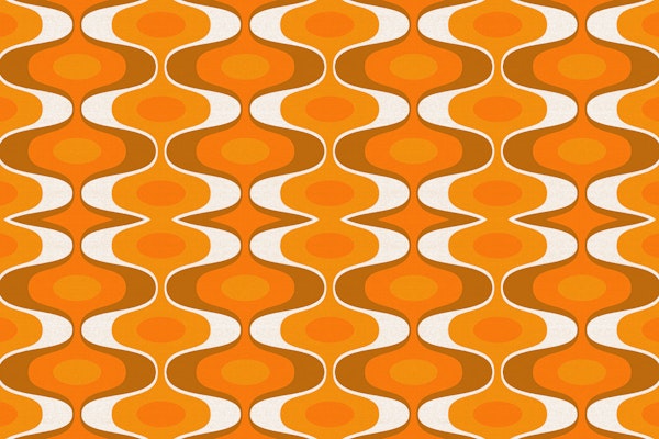 Retro 70s Groovy Geometry