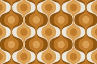 Fluffy 70s Retro Geometry tapete