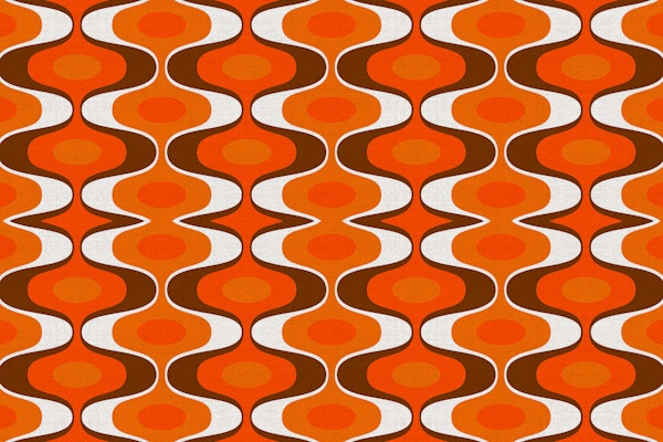 Retro 70s Groovy Fabric