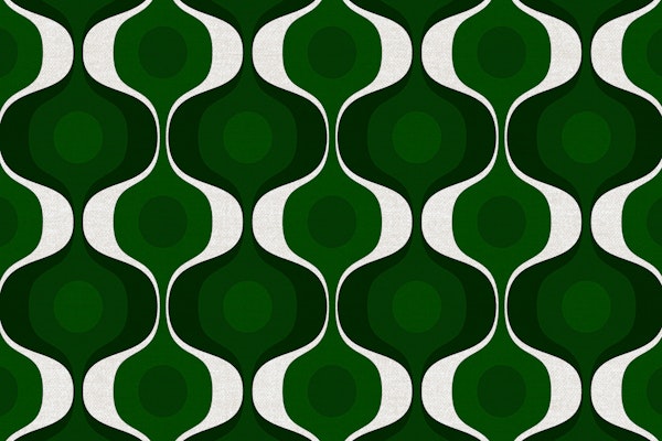 Green Retro 70s Fashion