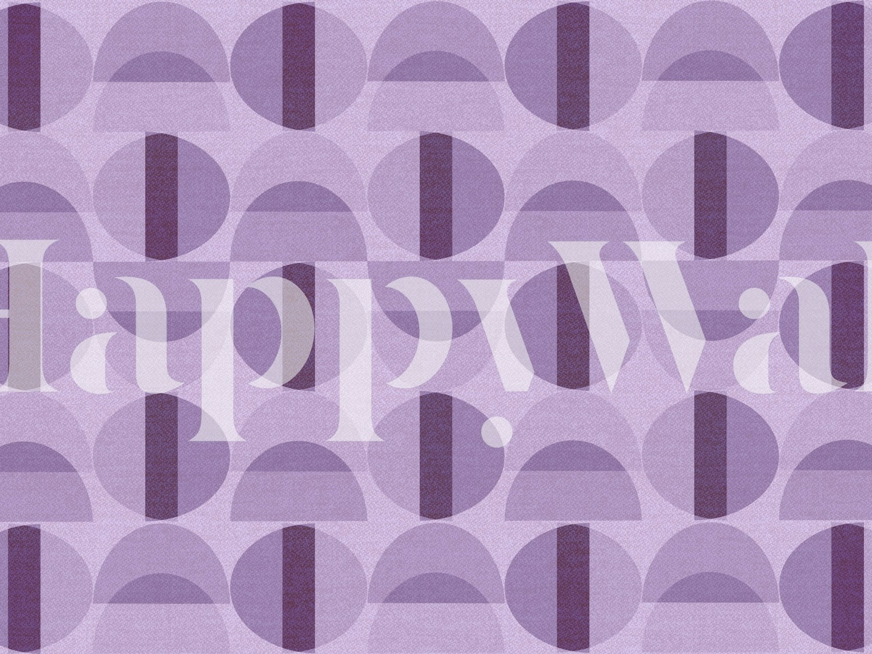 Tapeta Bauhaus Mosaic Fun vystavená v pokoji