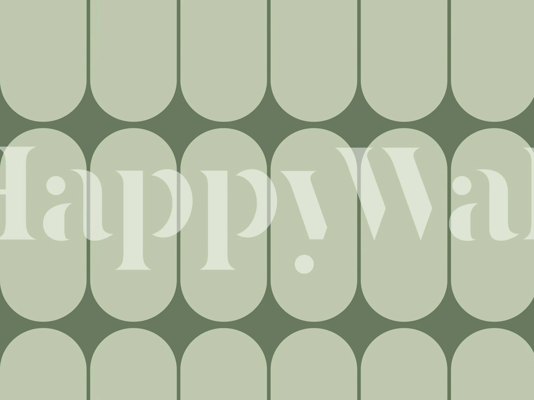 Papel tapiz Minimal Bauhaus exhibido en una habitación