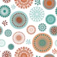 Retro Vibe Stylized Flowers