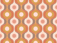 Retro Luxury Copper Metal papiers peint