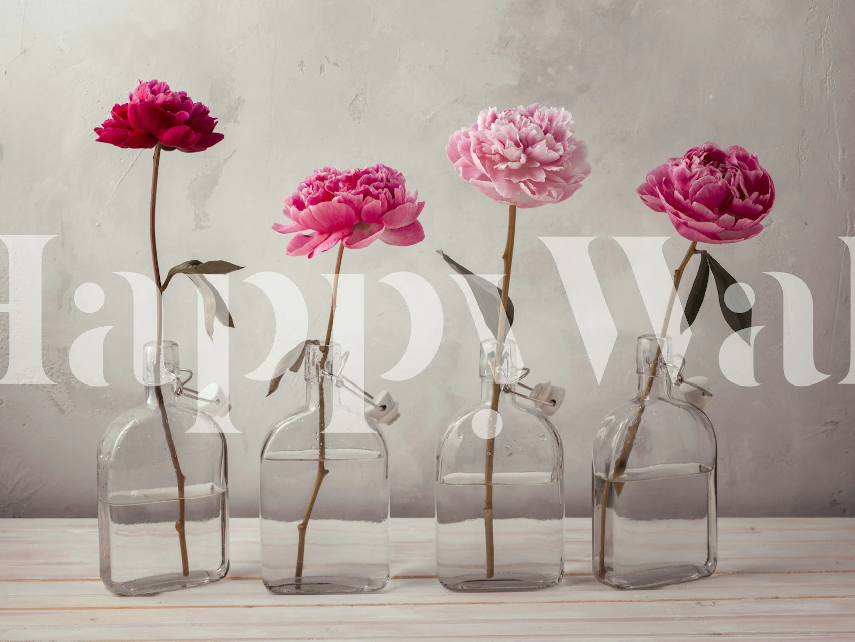 Papel pintado floral con Bottled Blossoms