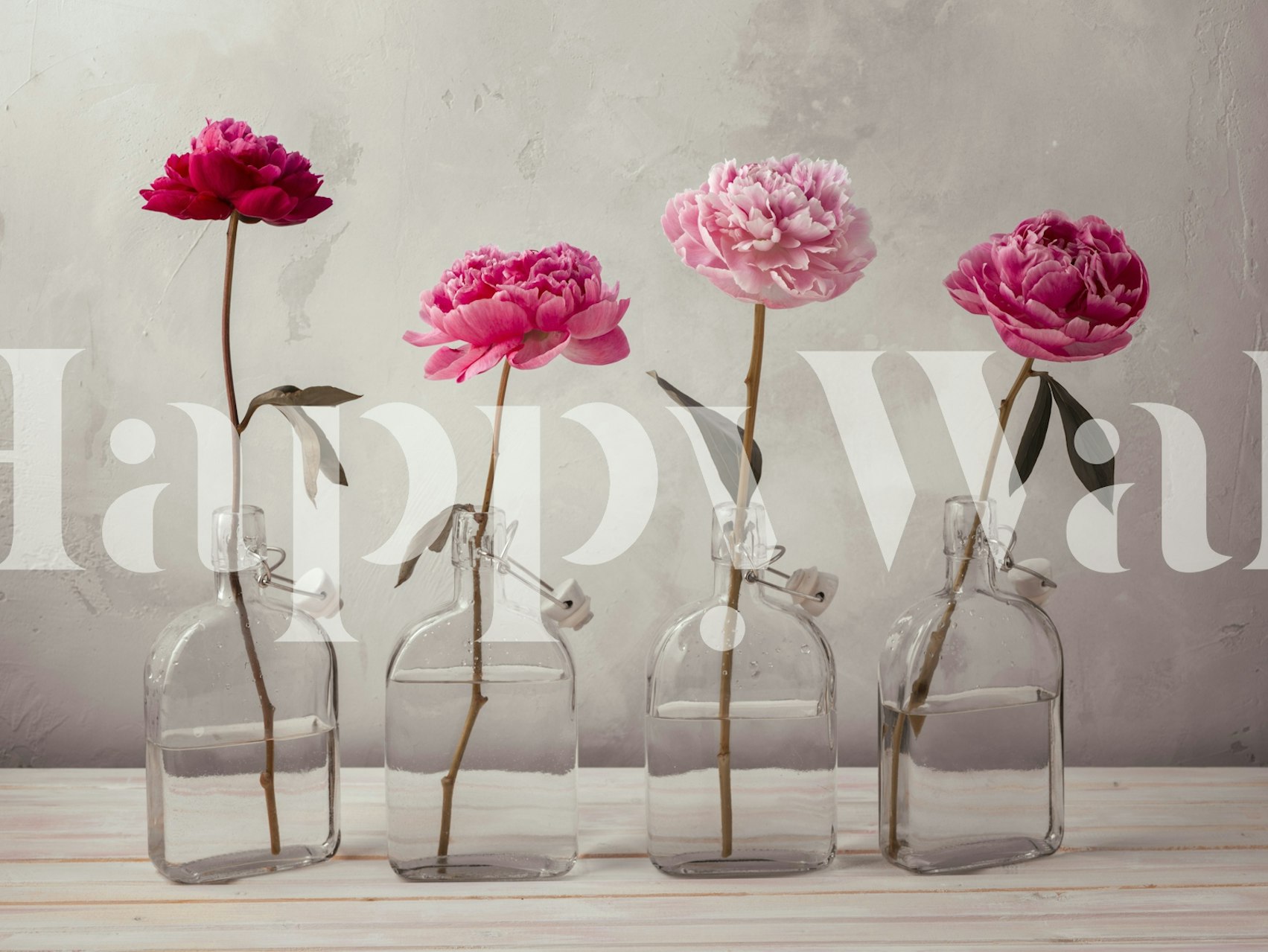 Carta da parati floreale con Bottled Blossoms