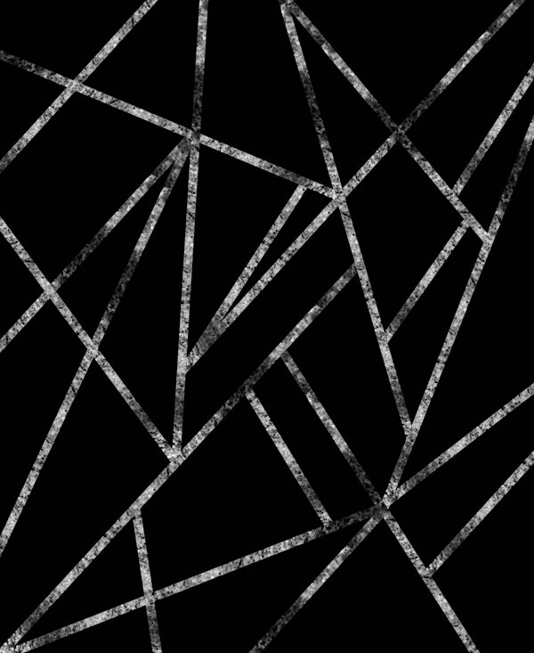 Classic Black Silver Geo 1