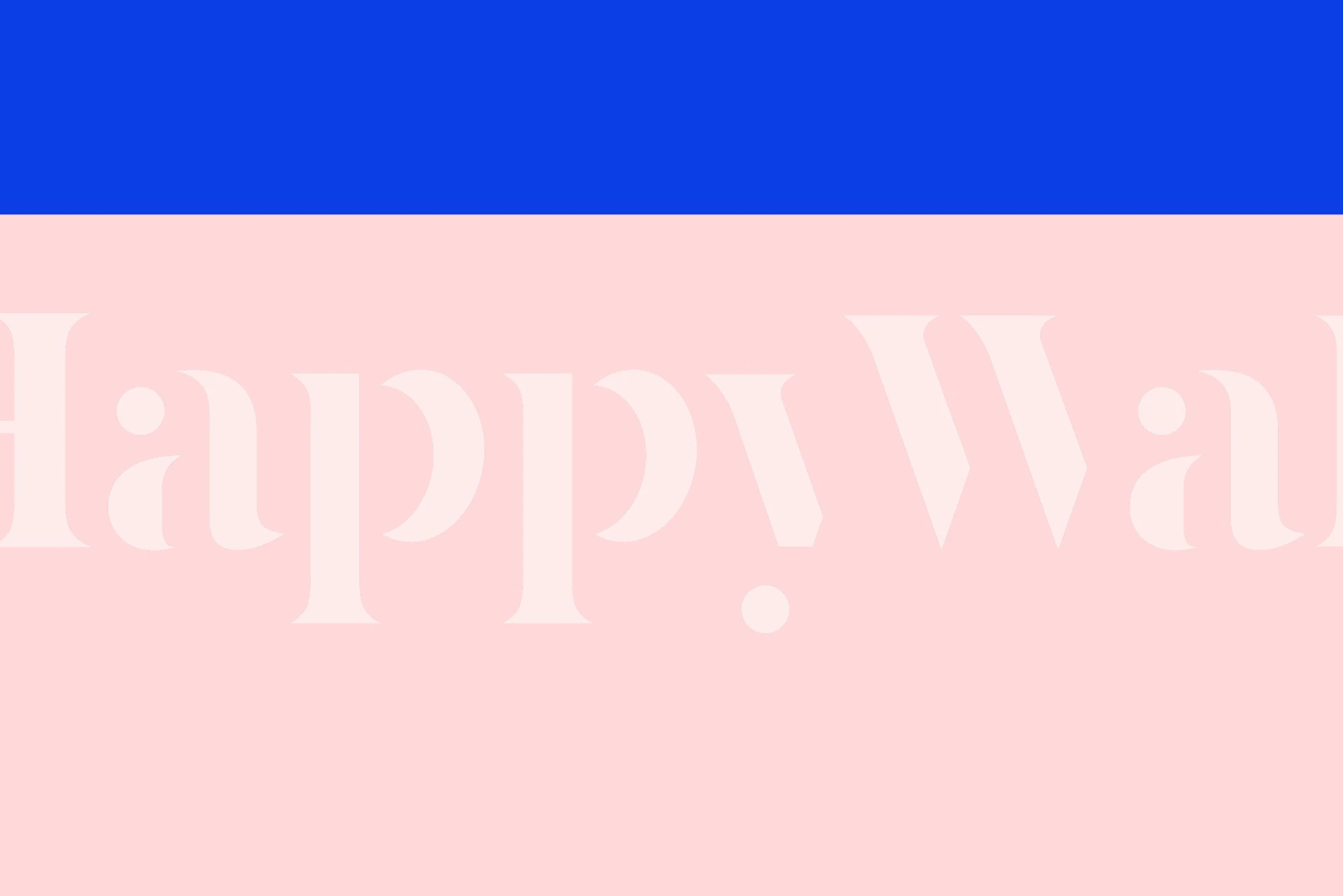 Colorful geometric shapes in blue and pink wallpaper