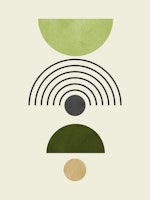 Lines and circles 82 behang