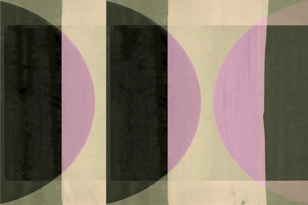 Mid-Century Bauhaus Circle Geometry