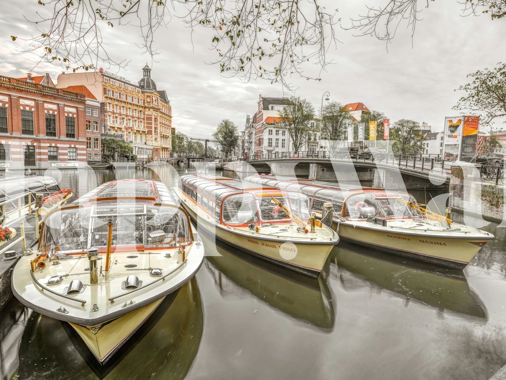 Amsterdam Canal Cruising tapetdesign