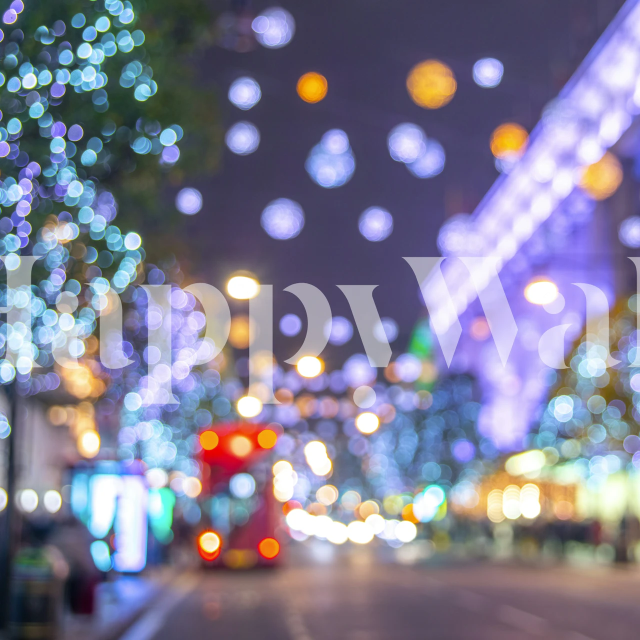 Abstrakt färgglada bokeh-ljus tapet i ett suddigt mönster