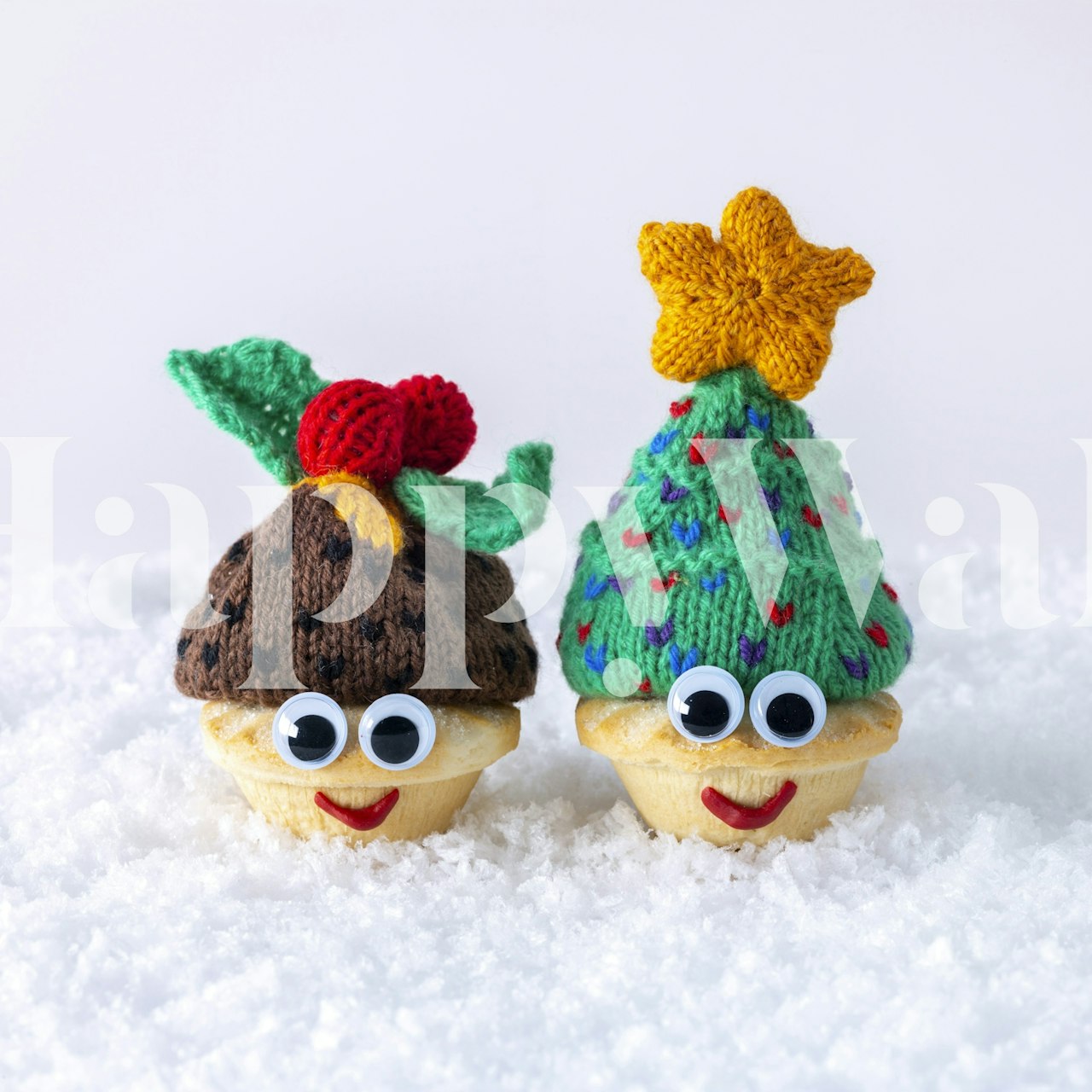 Xmas mince pies tapet i en mysig miljö