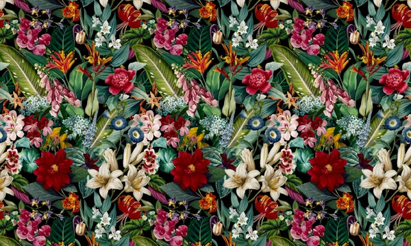 Chintzy Florals - Night