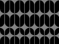 Gray Black Mid-Century Modern Geo papel de parede