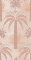 Calm Oasis Palm Tree Reverie Peach tapete