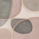 Rose Gold Shapes Mid Century Art