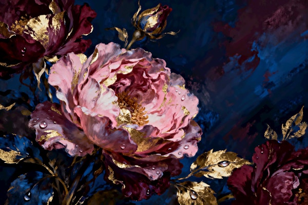 Moody Midnight Flowers