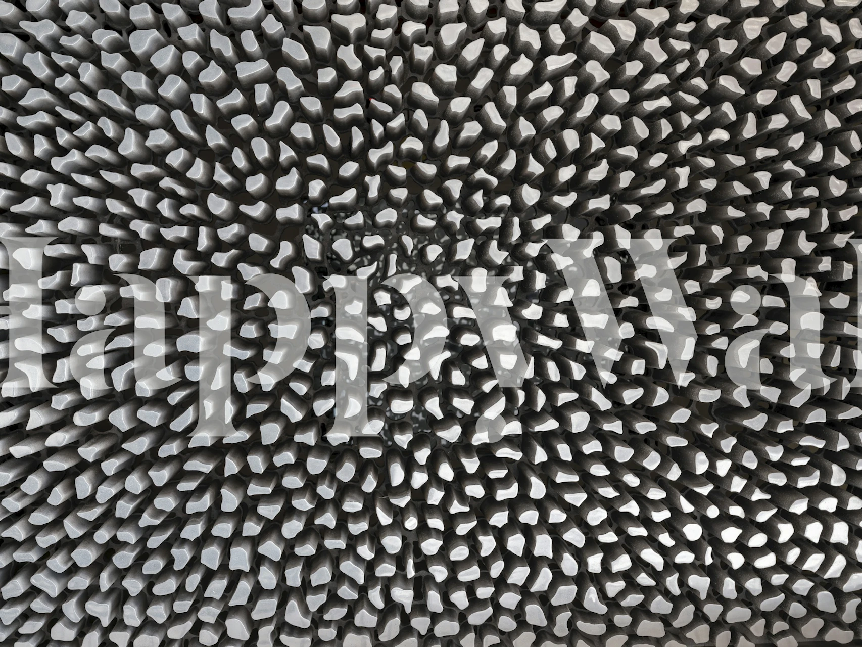 Textured grey wood surface wallpaper with three-dimensional pattern