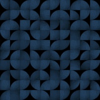 Mid-Century Navy Blue and Black tapetit