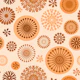 In The Realm Of Plants Orange Brown