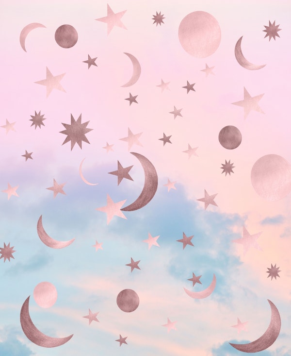 Pastel Starry Sky Moon Dream 2