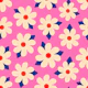 Spiraling Flowers | Pink