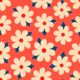 Spiraling Flowers | Red