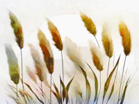 Painted Grass Art wallpaper