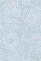 Lines in bright blue wallpaper