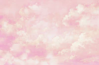 Pastel Blush Pink Painted Clouds wallpaper
