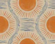 Boho Sun and Sea Hand Drawn
